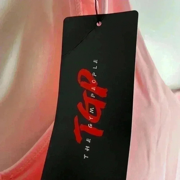 BNWT Women’s Light Pink Sports Bra/Tank by The Gym People Size  XL - Picture 5 of 8